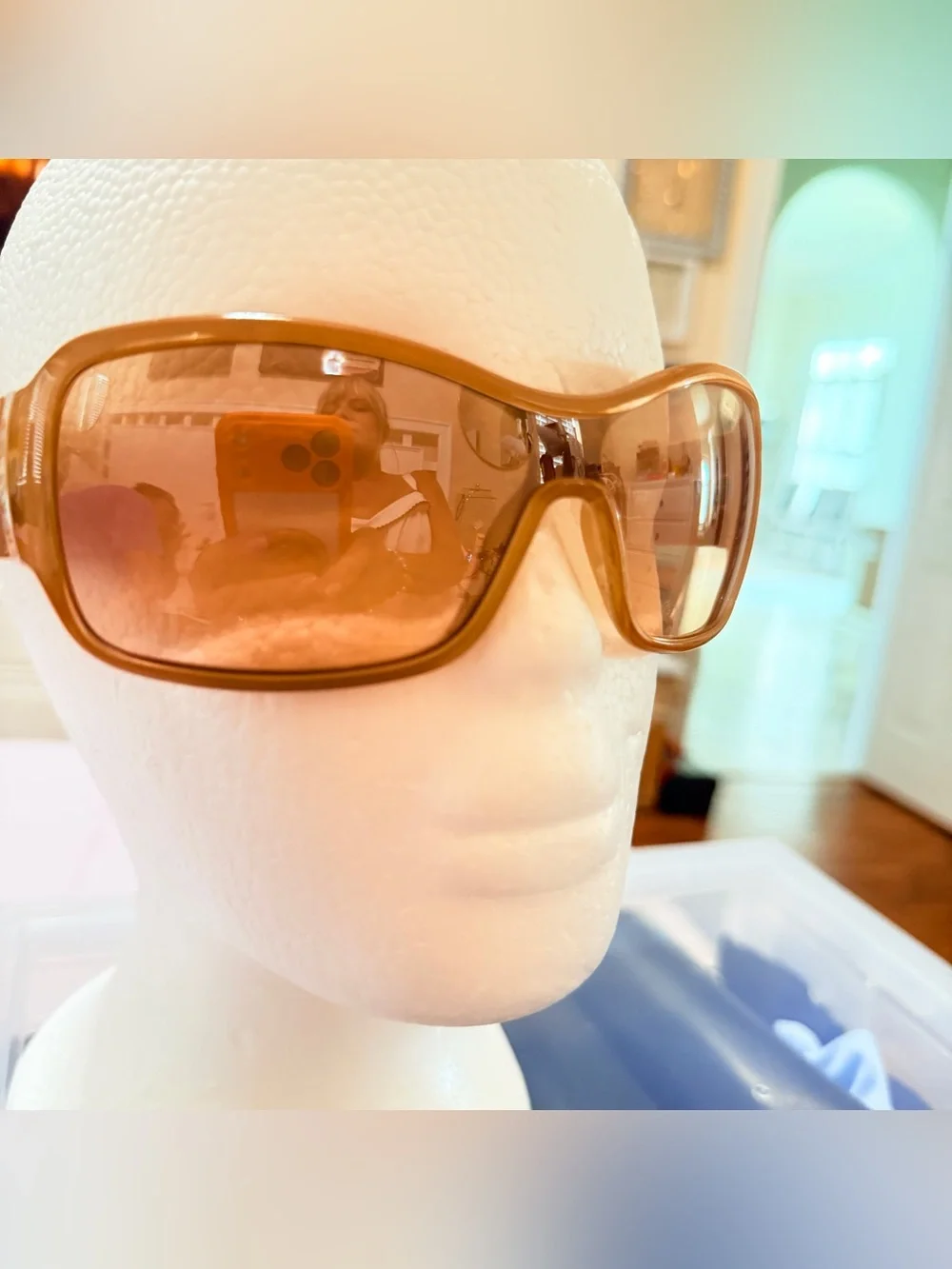 Ralph Lauren Women’s Brown Gradient Wrap Sunglasses